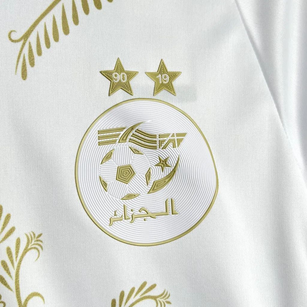 24-25 Algeria Karakou White gold Away - MAXIGOLDEN