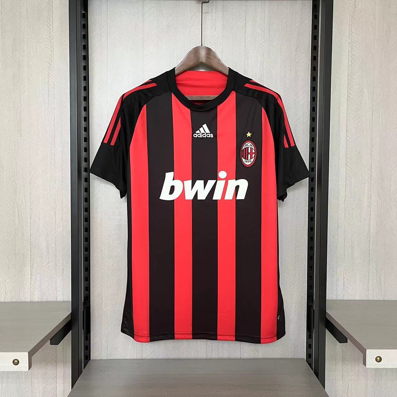 08-09 AC Milan Home Retro