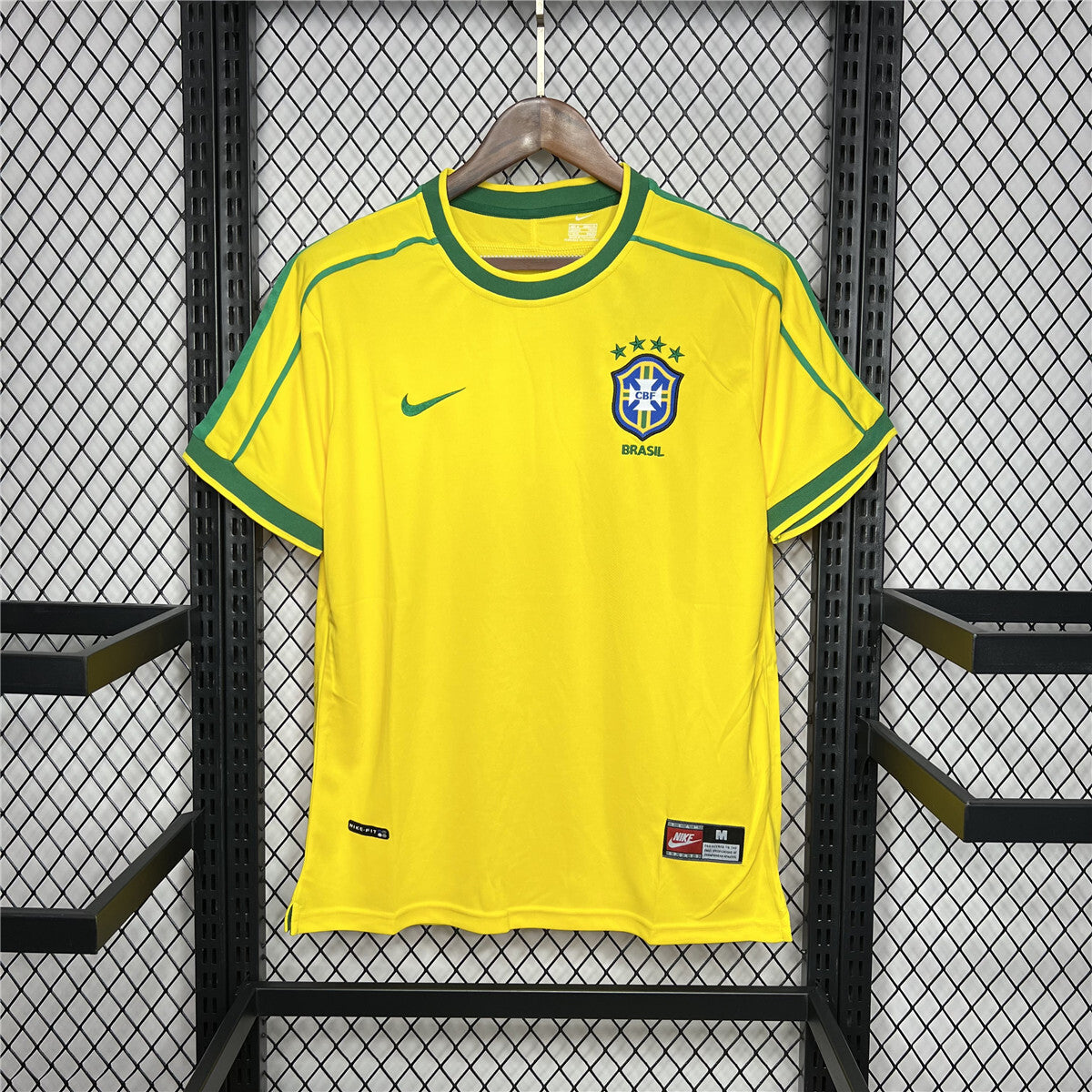Brazil 1998 Home Retro - MAXIGOLDEN
