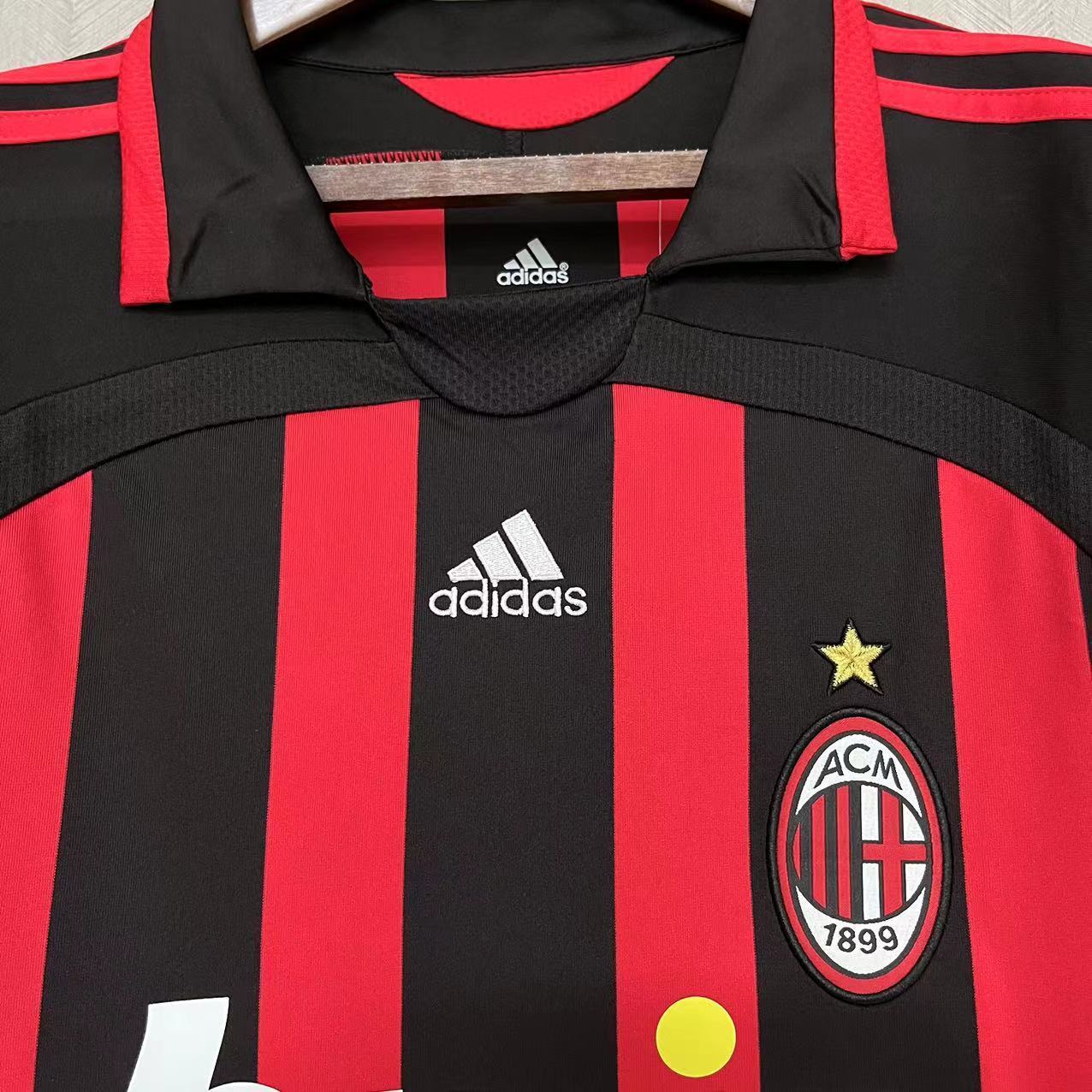 06-07 AC Milan Home Retro