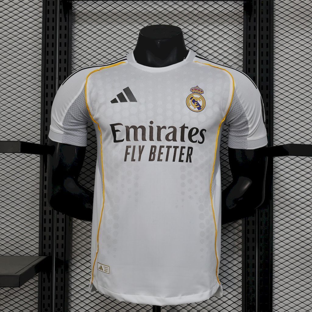 25-26 Real Madrid Player Version Home - MAXIGOLDEN