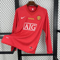 07-08 Manchester United Long Sleeve Champions League Home Retro - MAXIGOLDEN