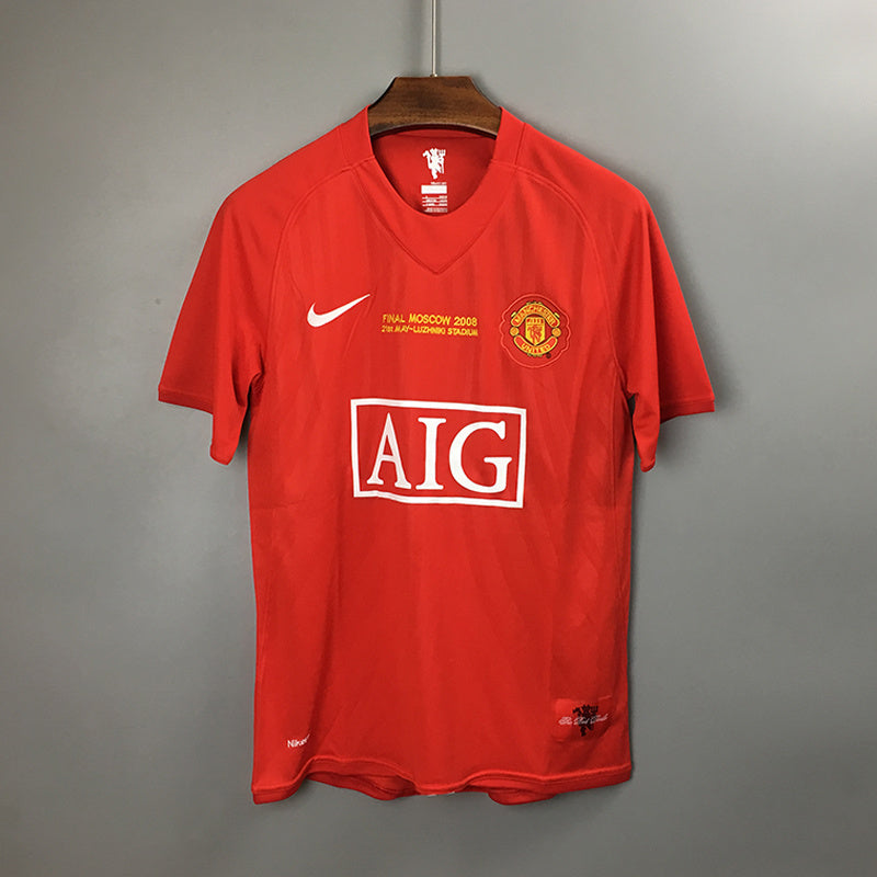 07-08 Manchester United Champions League Home Retro - MAXIGOLDEN